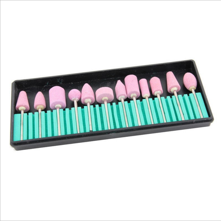 

Набор корундовых фрез для маникюра, 12 шт/упак