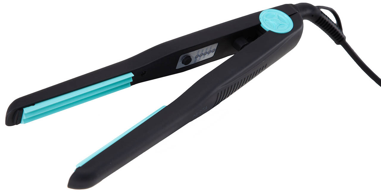 

Щипцы для волос MIRTA HS-5125T гофре Керамика Черный / Бирюзовый