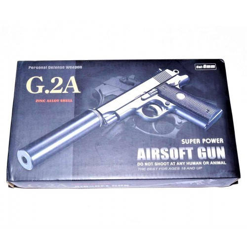 

Игрушечный пистолет пистолет "Browning mini" Galaxy G2 Металл, черный от LamaToys