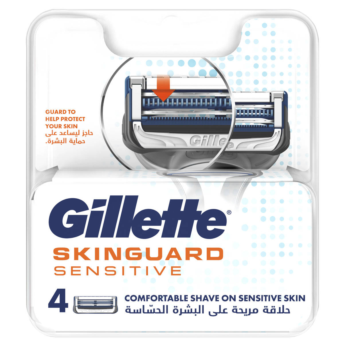

Кассеты сменные Gillette Skinguard Sensitive, 4 штуки