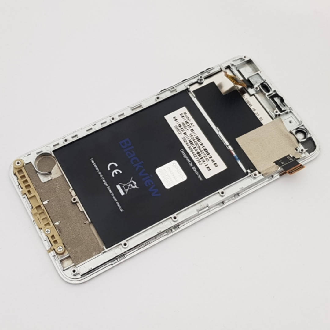 

Дисплей Blackview A7 модуль золото Сервисный оригинал с разборки, Золотистый