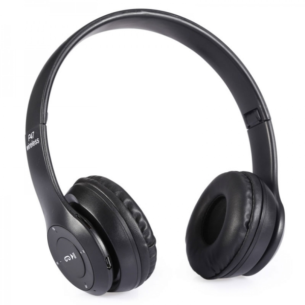 

Беспроводные наушники bluetooth MDR P47 BT microSD! Sale, Черный