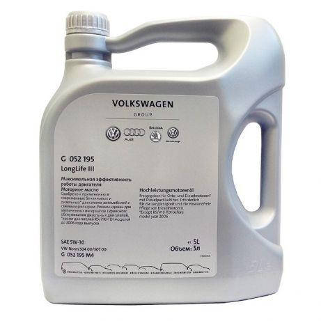 

Моторное масло Volkswagen VAG LongLife III 5W-30 , 5л