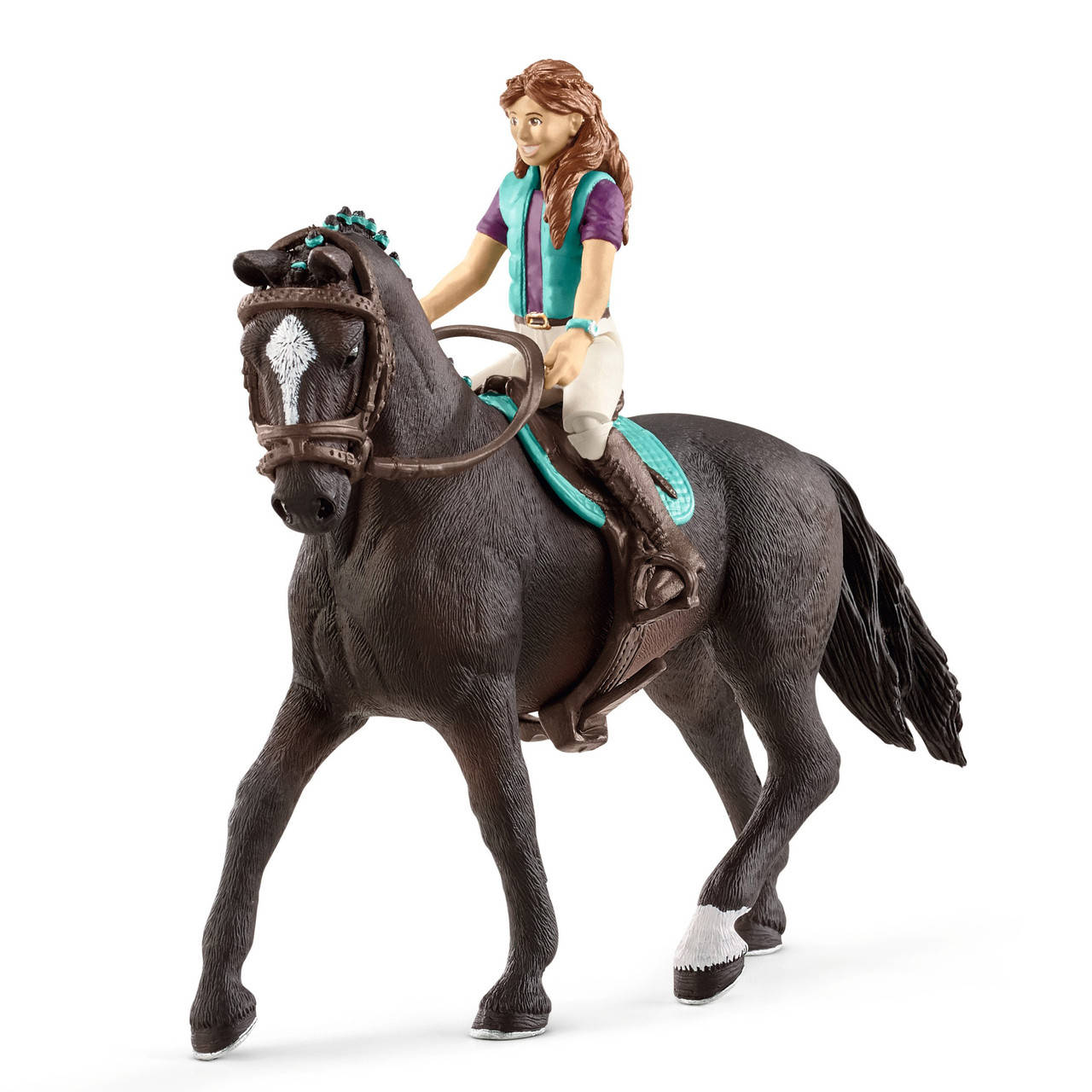 

Набор наездница на лошади Лиза и Шторм, Schleich 42413