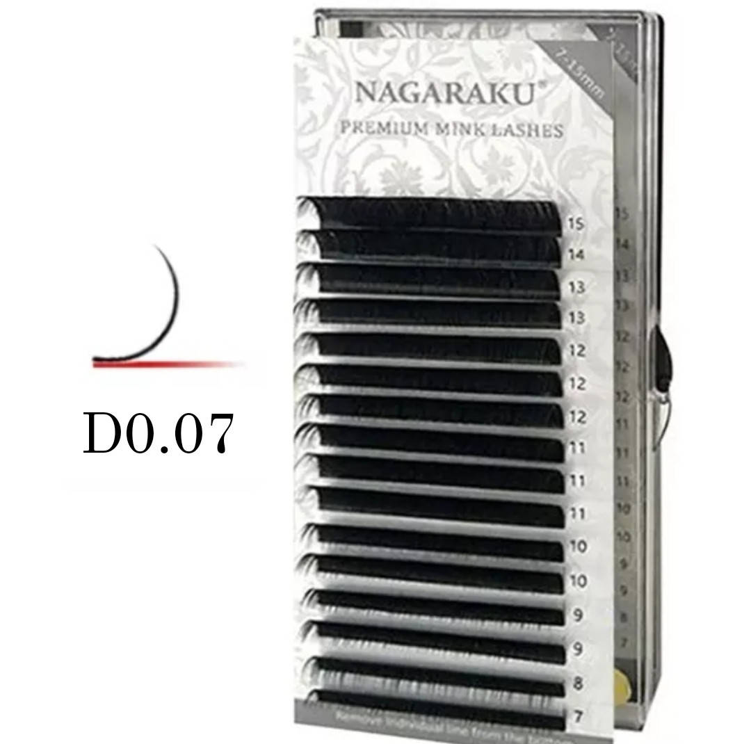 

Ресницы MIX 0.07 D (7-15 мм)