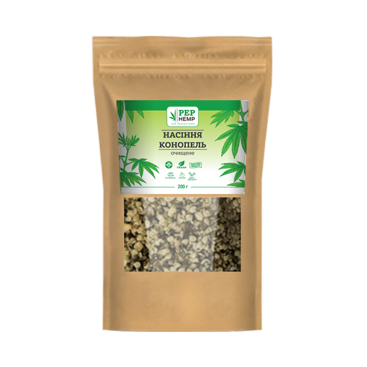 

Семена конопляные очищенные PEP Hemp (200 Г) Семена конопли