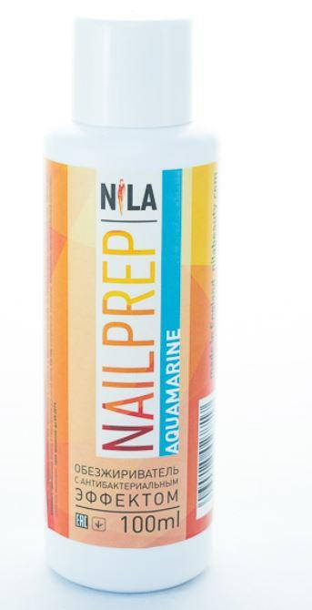 

Nila Nail Prep (Аквамарин) Обезжириватель с антибакт.эффектом, 100 мл.