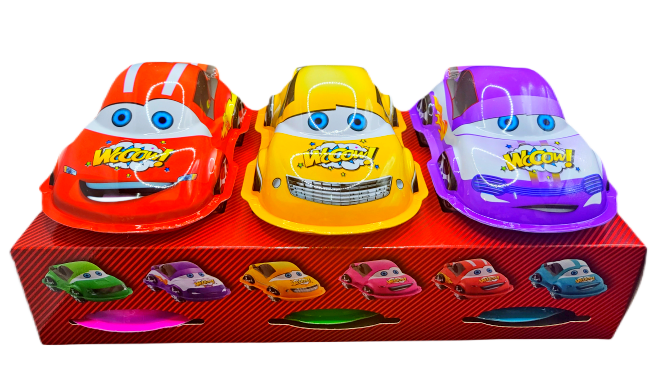 

Машинка пластиковая Lucky car с игрушкой-сюрпризом и конфетами для девочки и мальчика