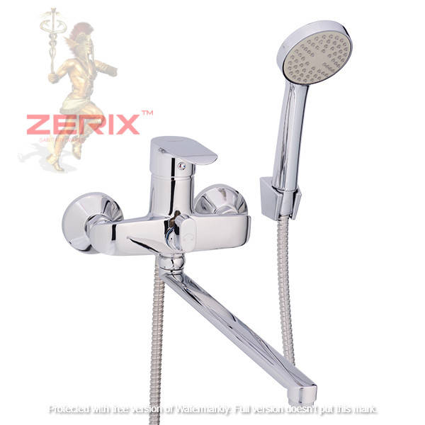 

Смеситель для ванны с душем ZERIX BAX-A152