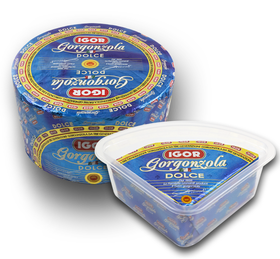 

Сыр с голубой плесенью горгонзола нежная Igor Gorgonzola Dolce 1 кг