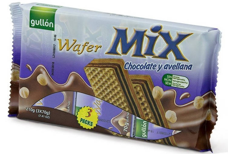 

Вафлі GULLON MIX Сhoсo-Avellana шоколад+горіх