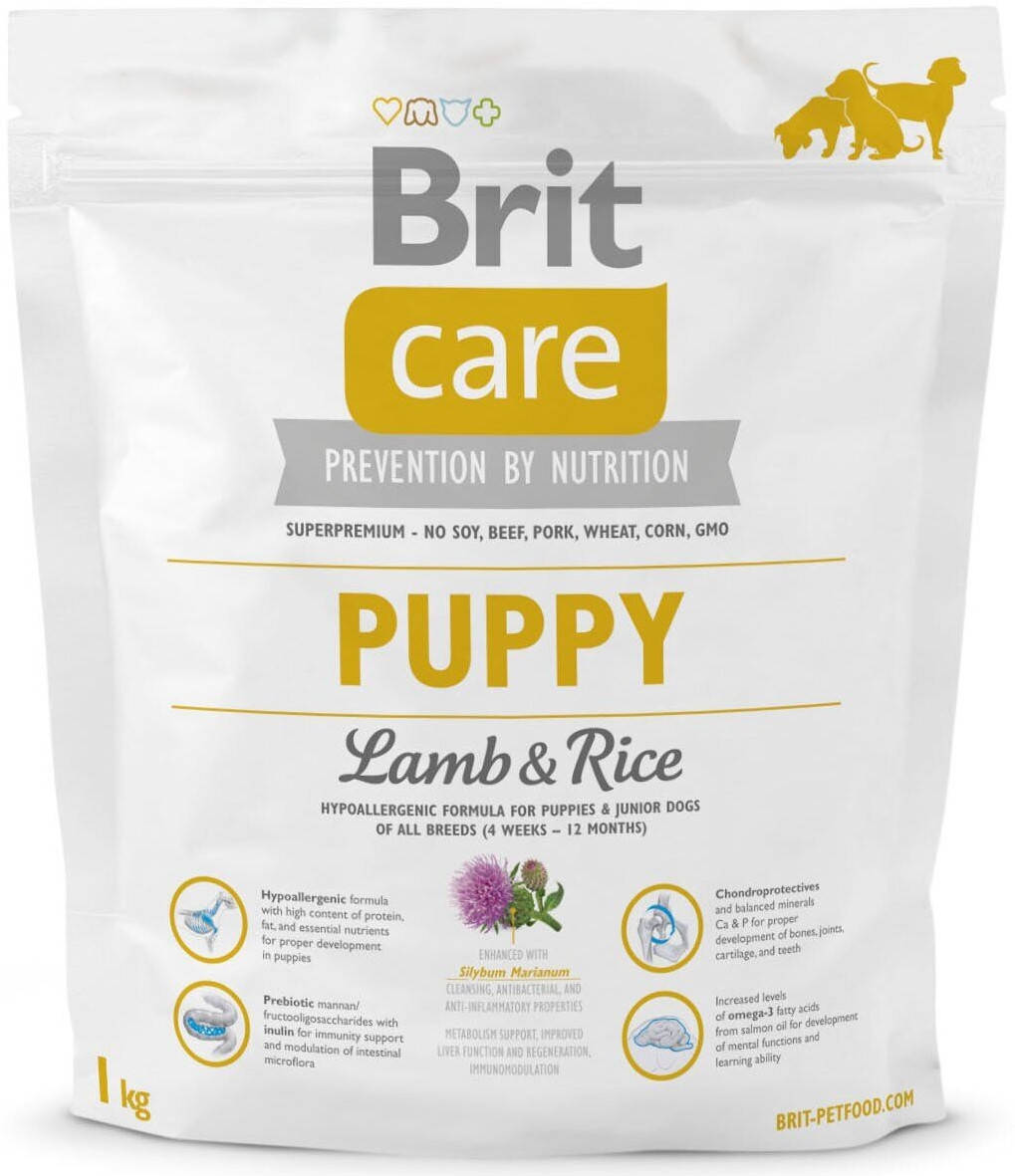 

Brit Care Puppy Lamb & Rice Сухой гипоаллергенный корм для щенков 1 кг