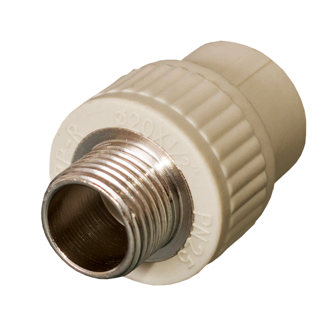 

Муфта PPR Ø20 х 1/2"Н FORA 25/250, Серый