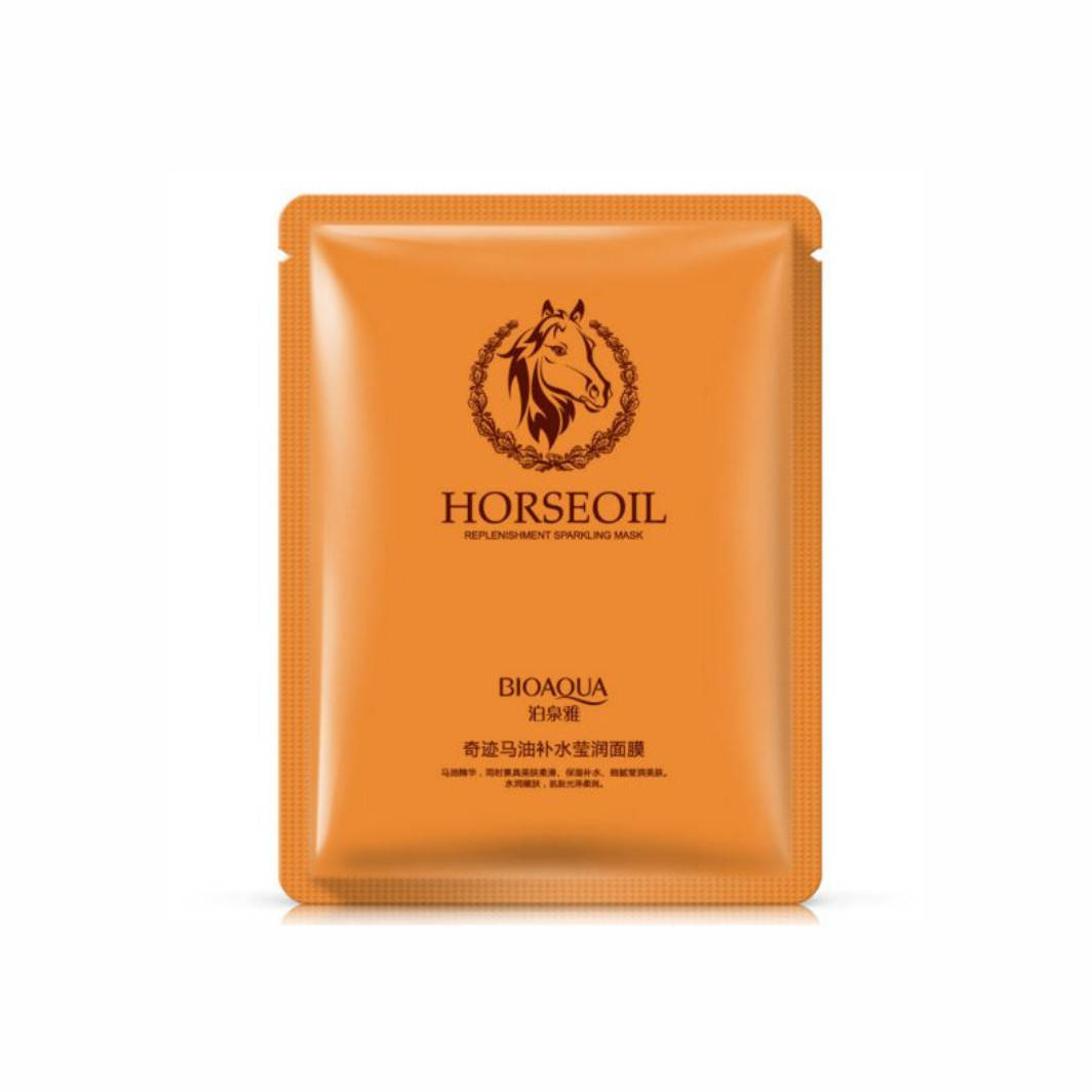 

Увлажняющая маска с экстрактом конского жира Bioaqua Horse Oil