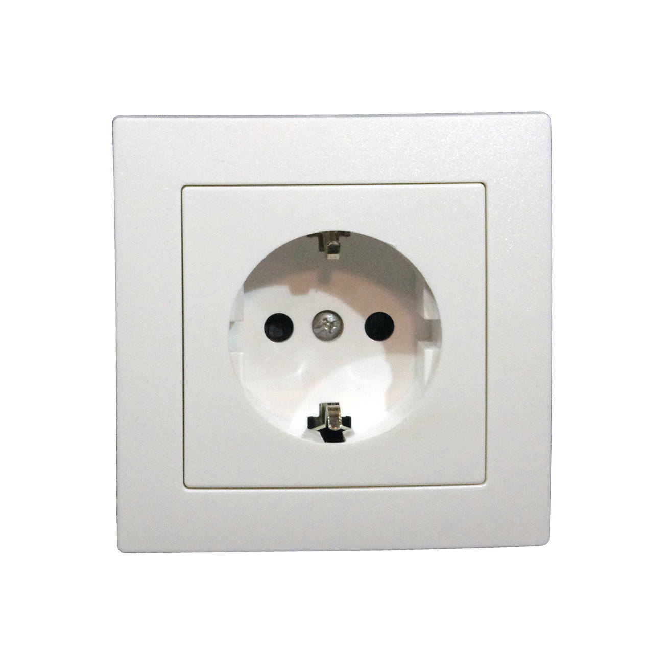 

Розетка Smartfortec HS031G одинарная с защитными шторками скрытого типа белая