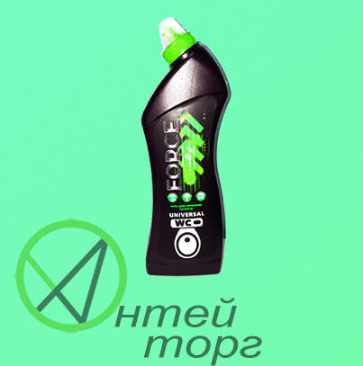 

Гель «Force» М`ята, для дезінфекції та чищення туалетів без хлору 750мл