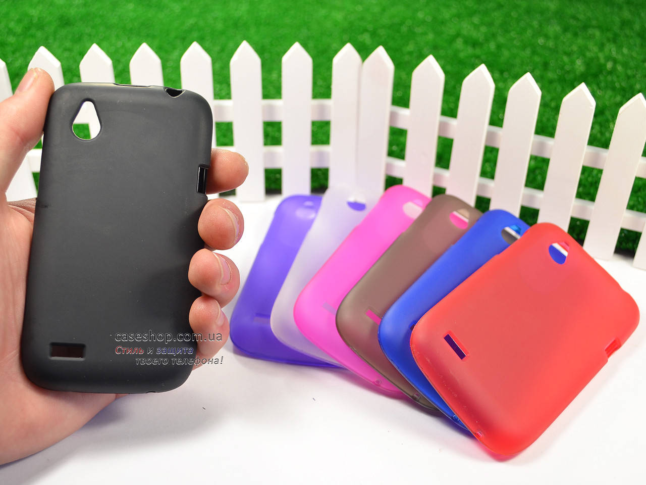 

Силиконовый TPU чехол для HTC Desire X Duos t329w