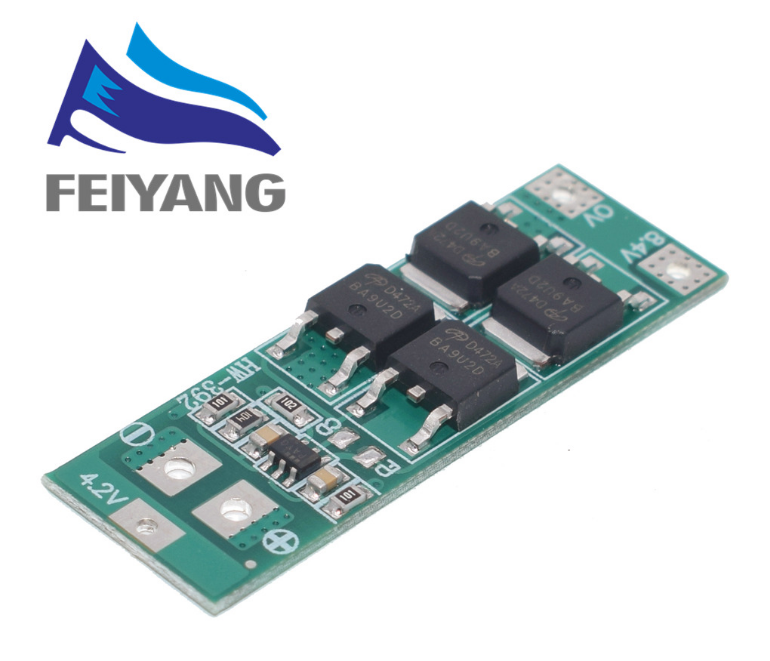

Плата защиты BMS 2S 10A 7.4-8.4V контроллер заряда для литиевых аккумуляторов Li-on