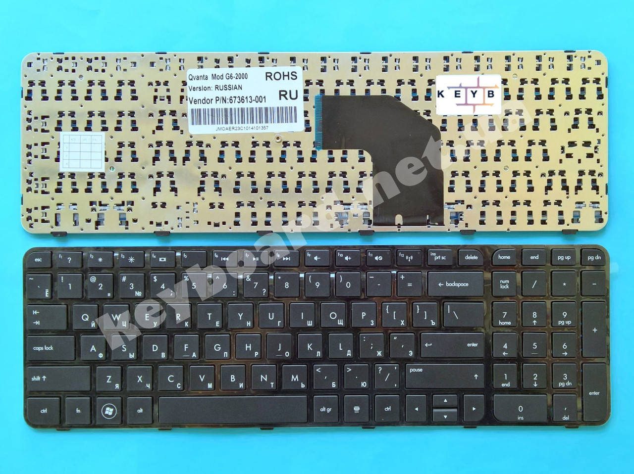

Клавиатура для ноутбука Quanta AER36701310, Черный