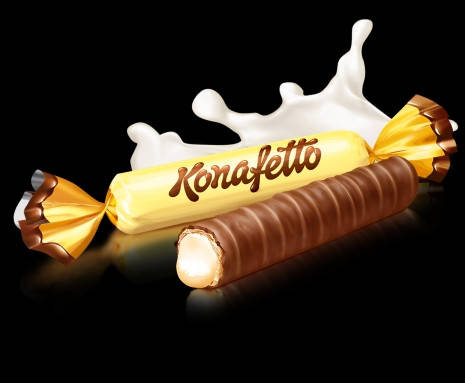 

Цукерки Рошен Roshen Konafetto bianco