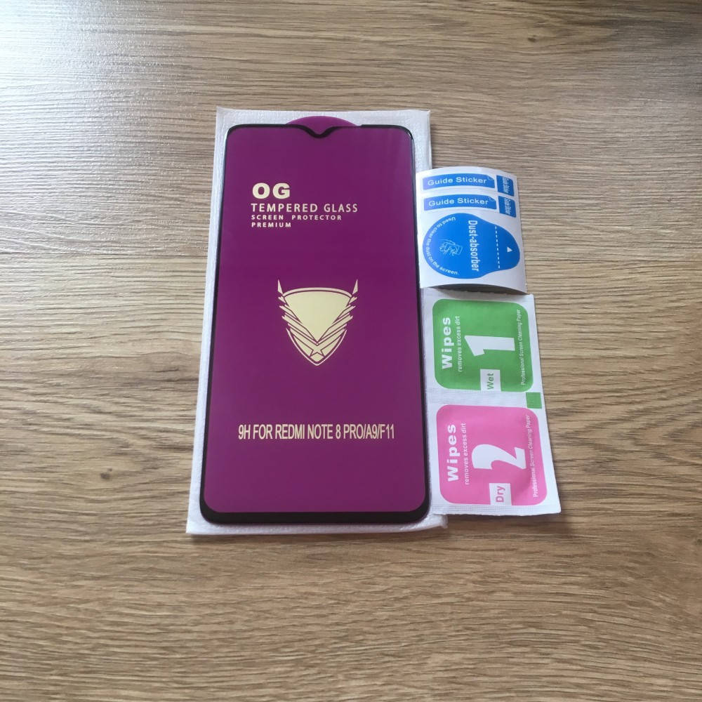 

Защитное стекло для Xiaomi Redmi Note 8 Pro, Черный