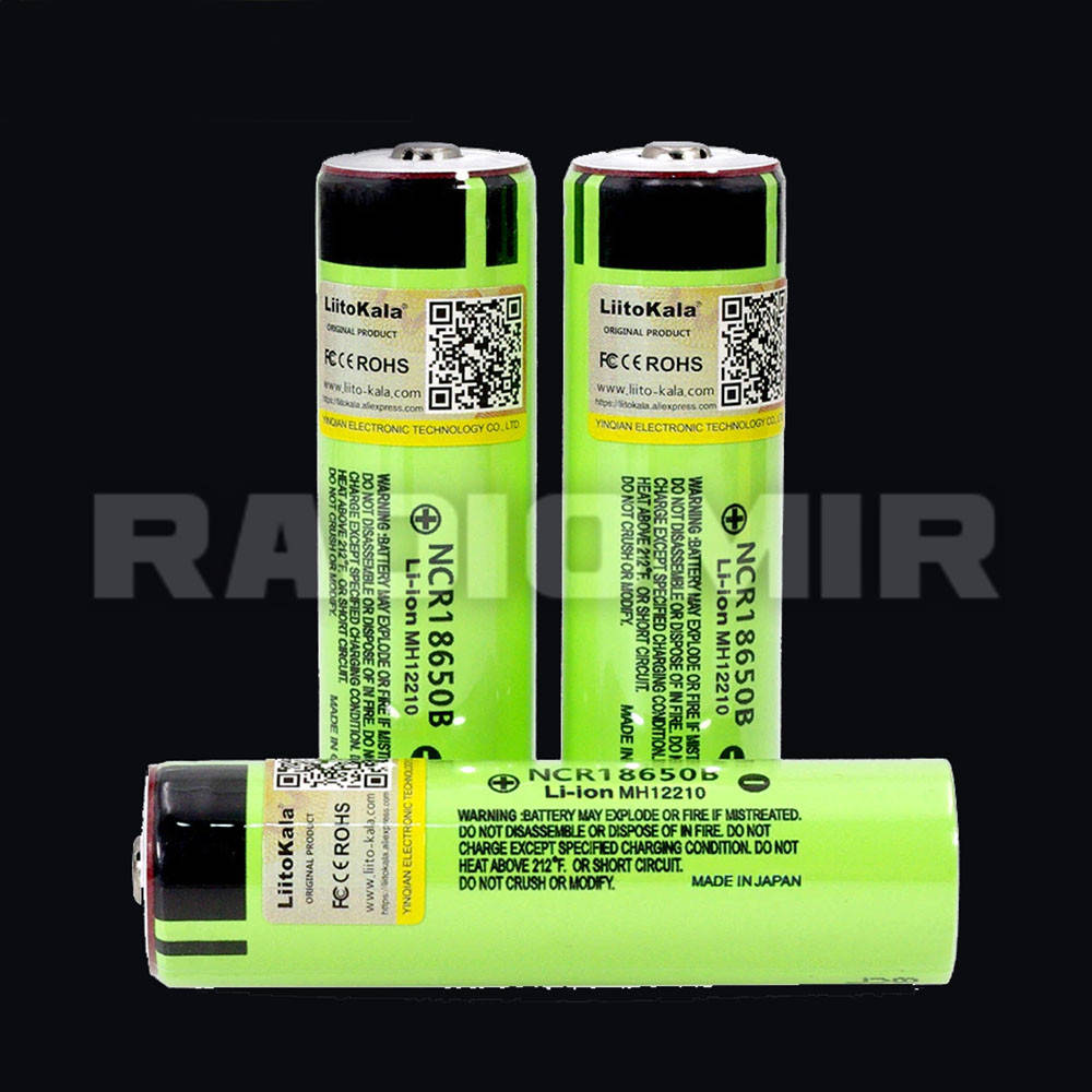 

Аккумулятор Li-Ion 18650 LiitoKala 34B-JT 3400mAh, оригинал