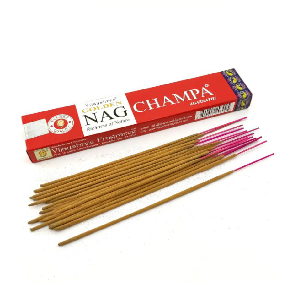 

Благовония Golden Nag Champa натуральные аромапалочки пыльцевые