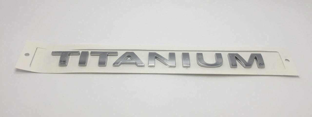

Эмблема надпись багажника Ford Titanium