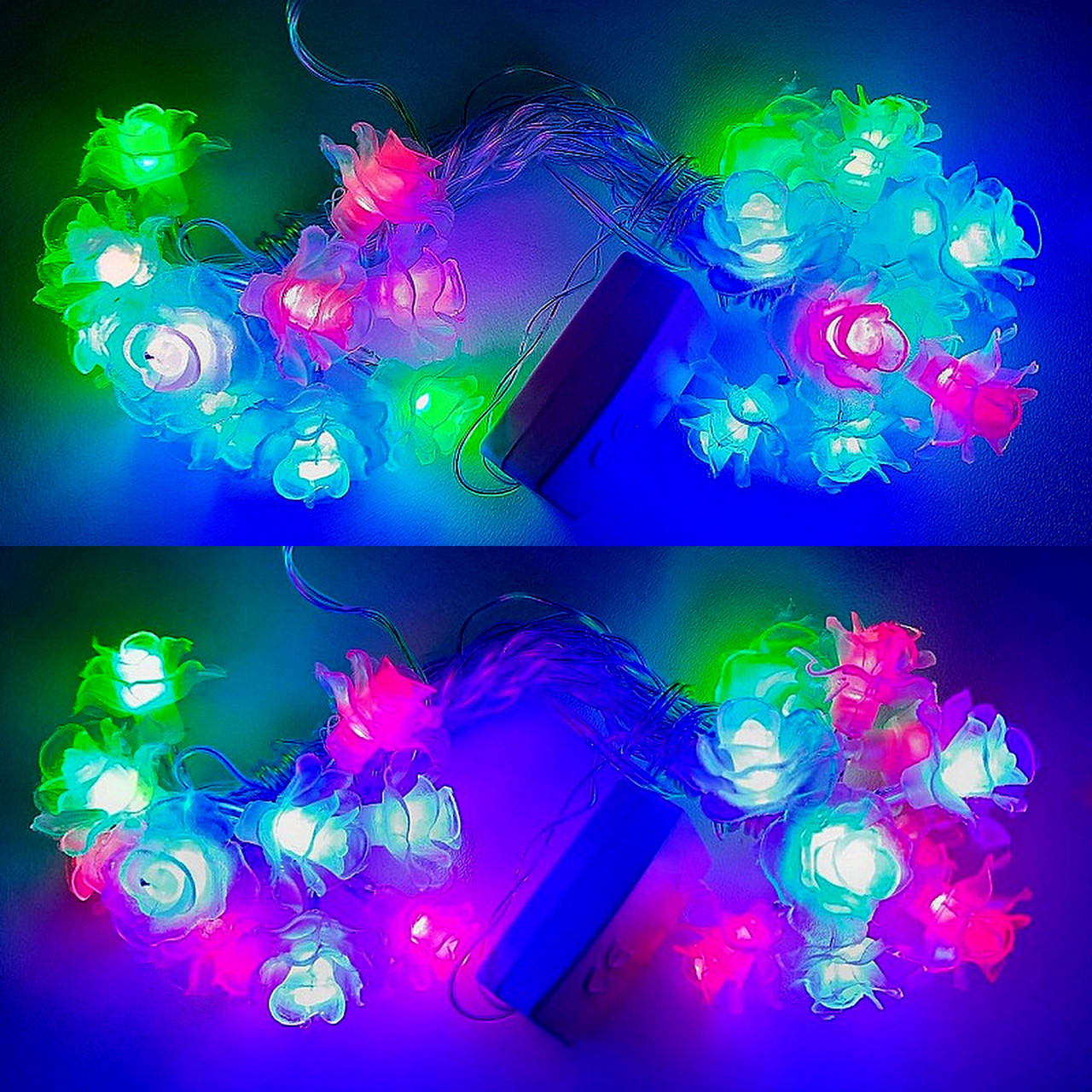 

Новогодняя гирлянда «Розы» mini 20 LED, 3 м.