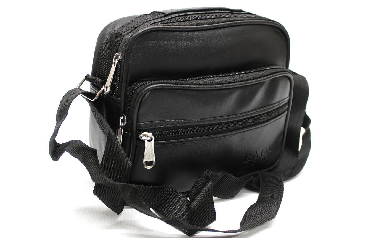 

Мужская сумка через плечо из эко-кожи, барсетка “Bags YR 203” Черный