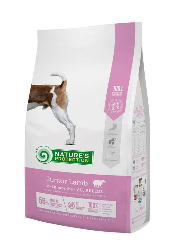 

Nature's Protection Junior Lamb All Breeds - сухой корм для щенков всех пород (с ягненком) 7.5кг