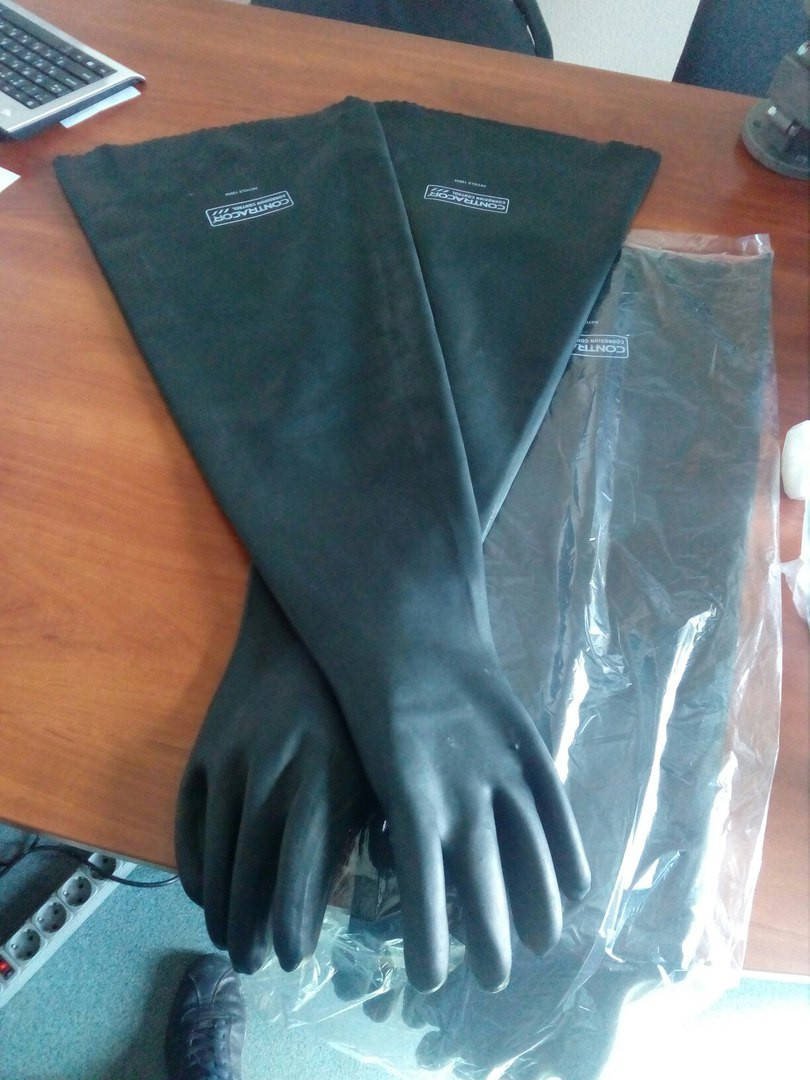 

Перчатки RGS-800 для абразивоструйной кабины, пескоструйной камеры, Черный