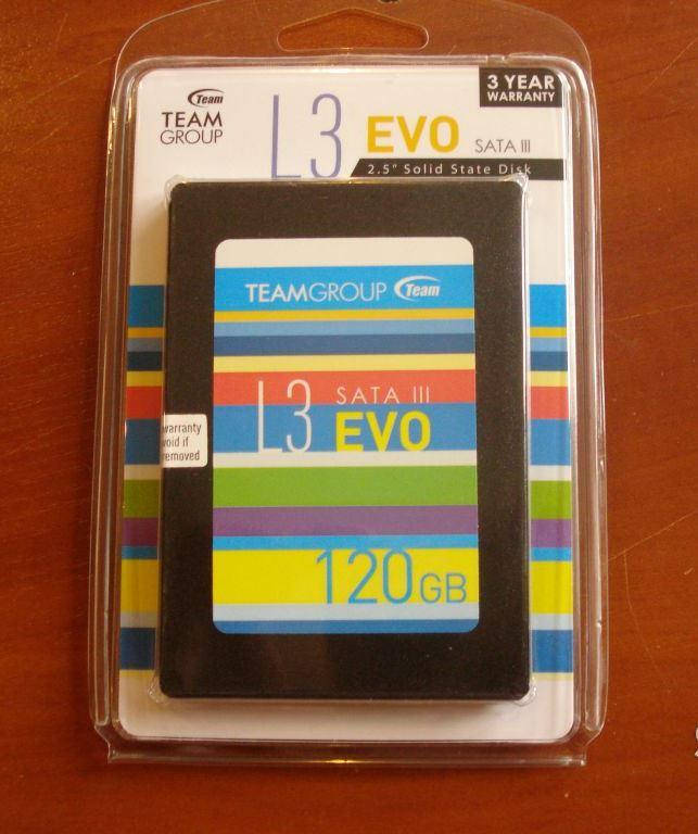 

Твердый диск, SSD, 120 Gb, 2.5", Team group l3 evo