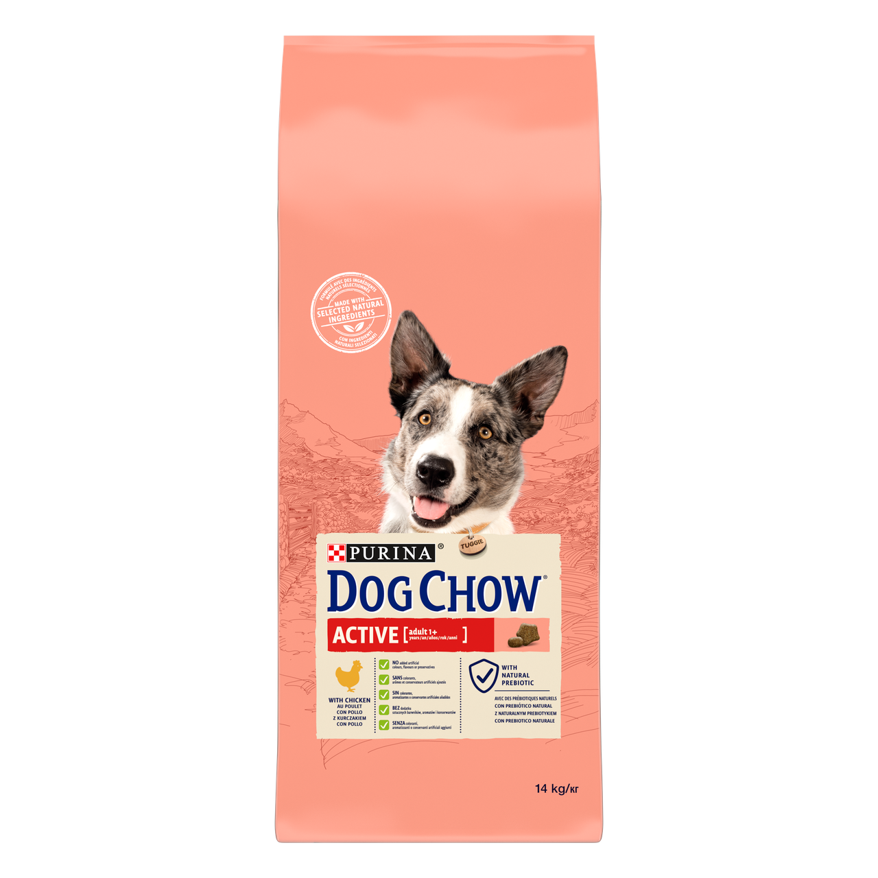

Dog Chow Active 14 кг корм для собак с курицей