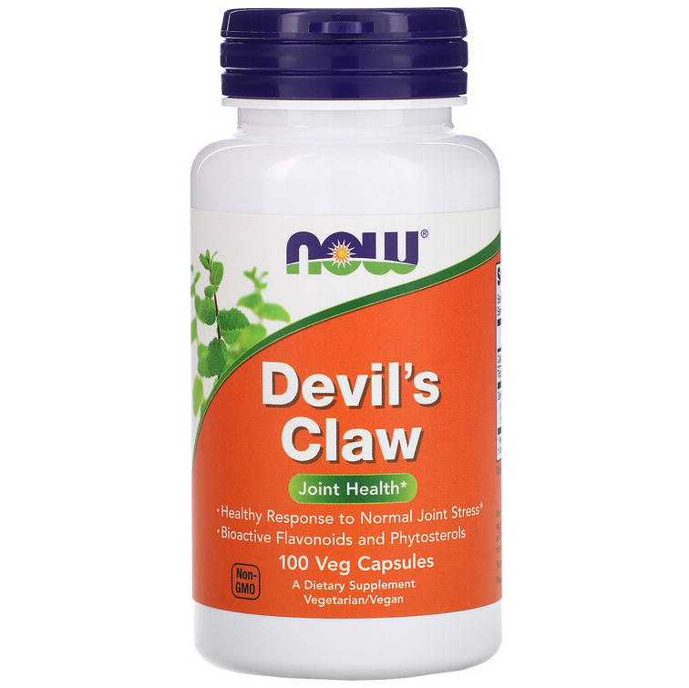 

Дьявольский коготь NOW Foods "Devil's Claw" для здоровья суставов (100 капсул)