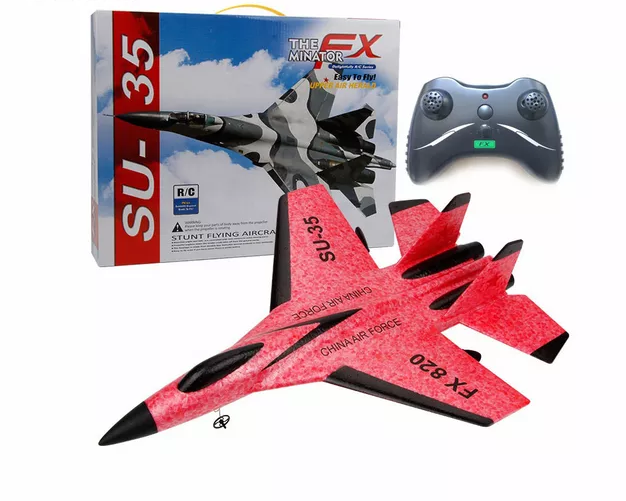 

Радиоуправляемый самолет SU-35 FX-820 (красный)