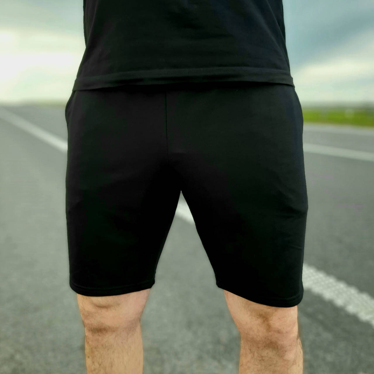 

Шорты мужские однотонные Чоловічі трикотажні шорти, Разные цвета