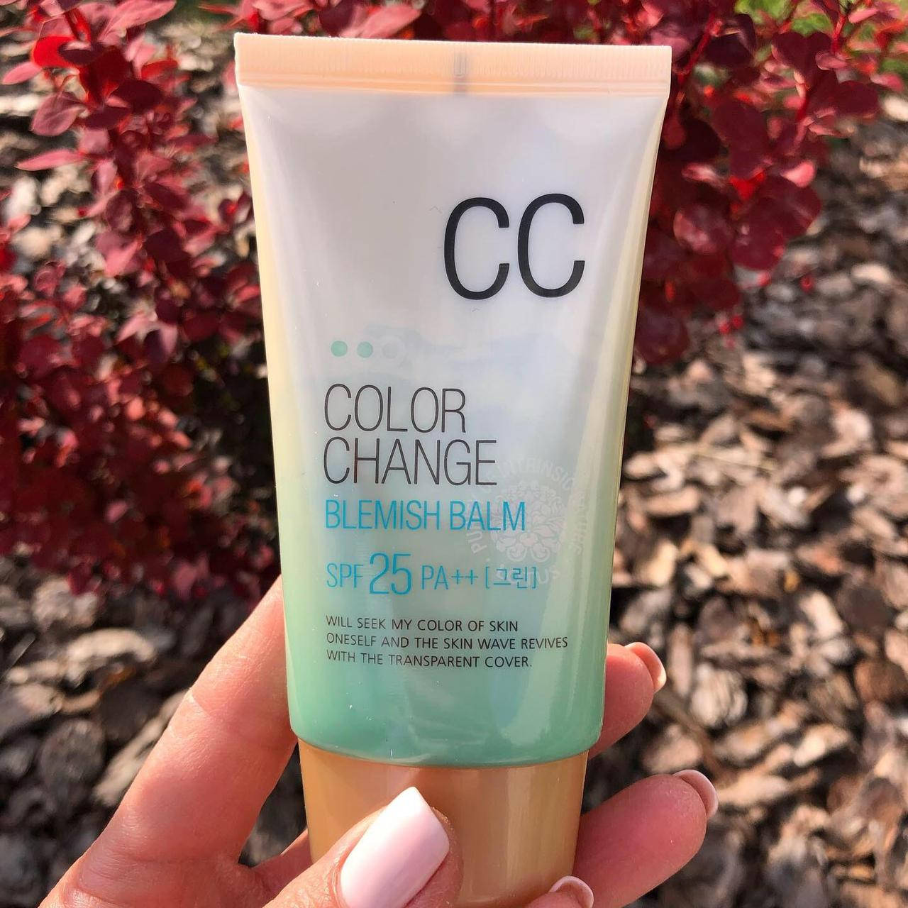 

СС крем, меняющий цвет на коже WELCOS Color Change Blemish Balm SPF25 PA++