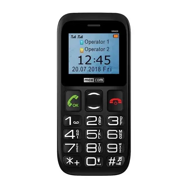 

Кнопочный телефон Maxcom MM426 Black