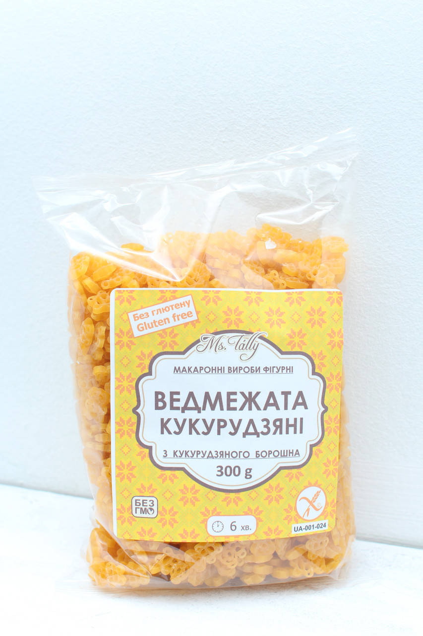 

Фигурные макароны кукурузные, Ms. Tally, Медвежата