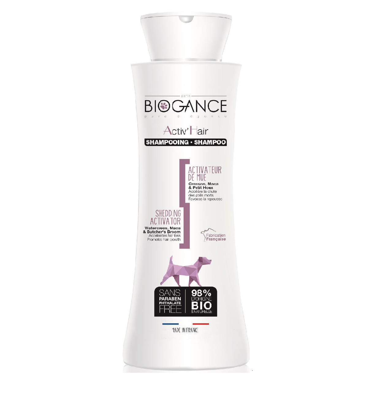 

Шампунь для роста шерсти собак Biоgance Activ’Hair 250мл