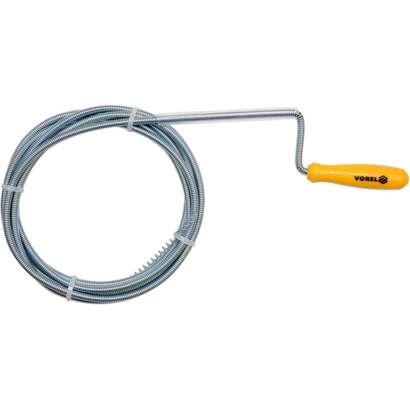 

Трос сантехнический для прочистки канализационных труб 3 м Ø 6 мм VOREL