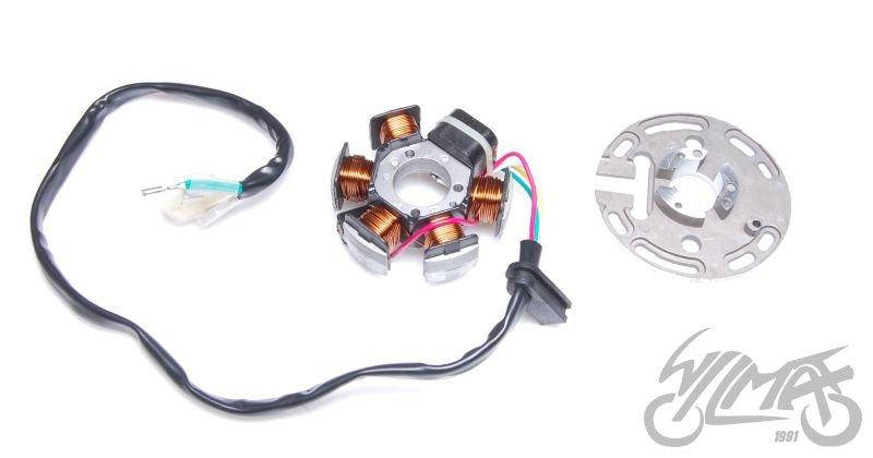 

СТАТОР ЗАЖИГАНИЯ 6 КАТУШЕК ДЛЯ DERBI SENDA 2008