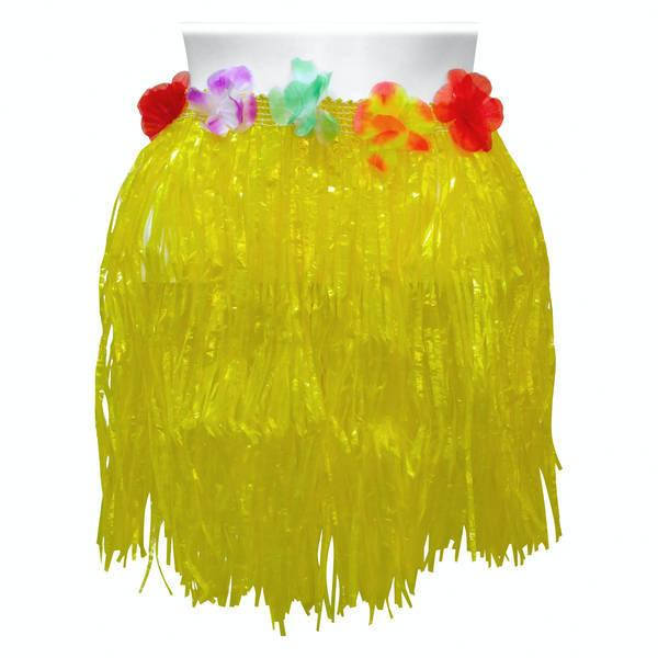 

"ГАВАЙИ". Жёлтая юбка гавайская короткая.