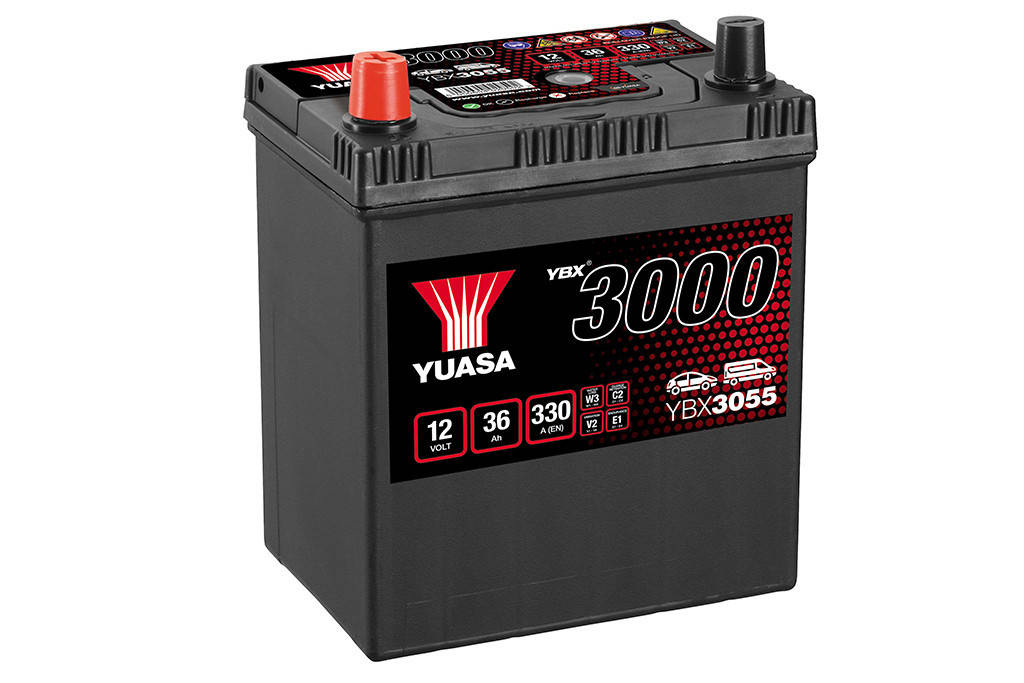 

Автомобильный аккумулятор Yuasa 36Ah 330A SMF Battery Japan (1) (YBX3055)