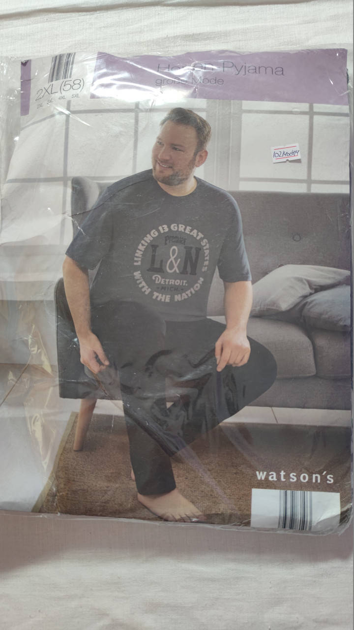 

Мужской комплект футболка и штаны watson's, размер xxl (58)