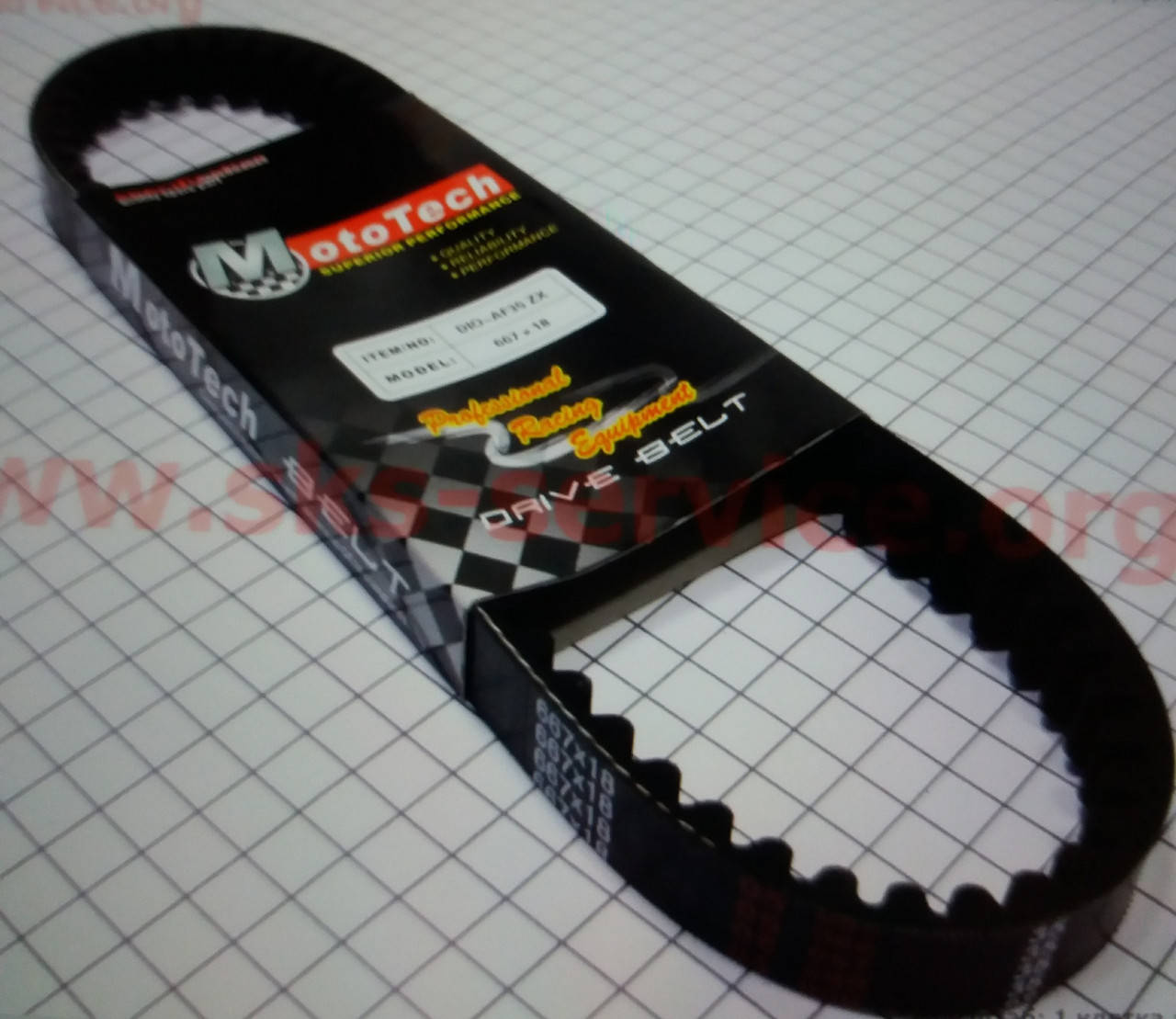 

667-18mm Honda DIO 4т 61 | 62 | 67 | 68 Ремень вариатора фирма MotoTech качественный