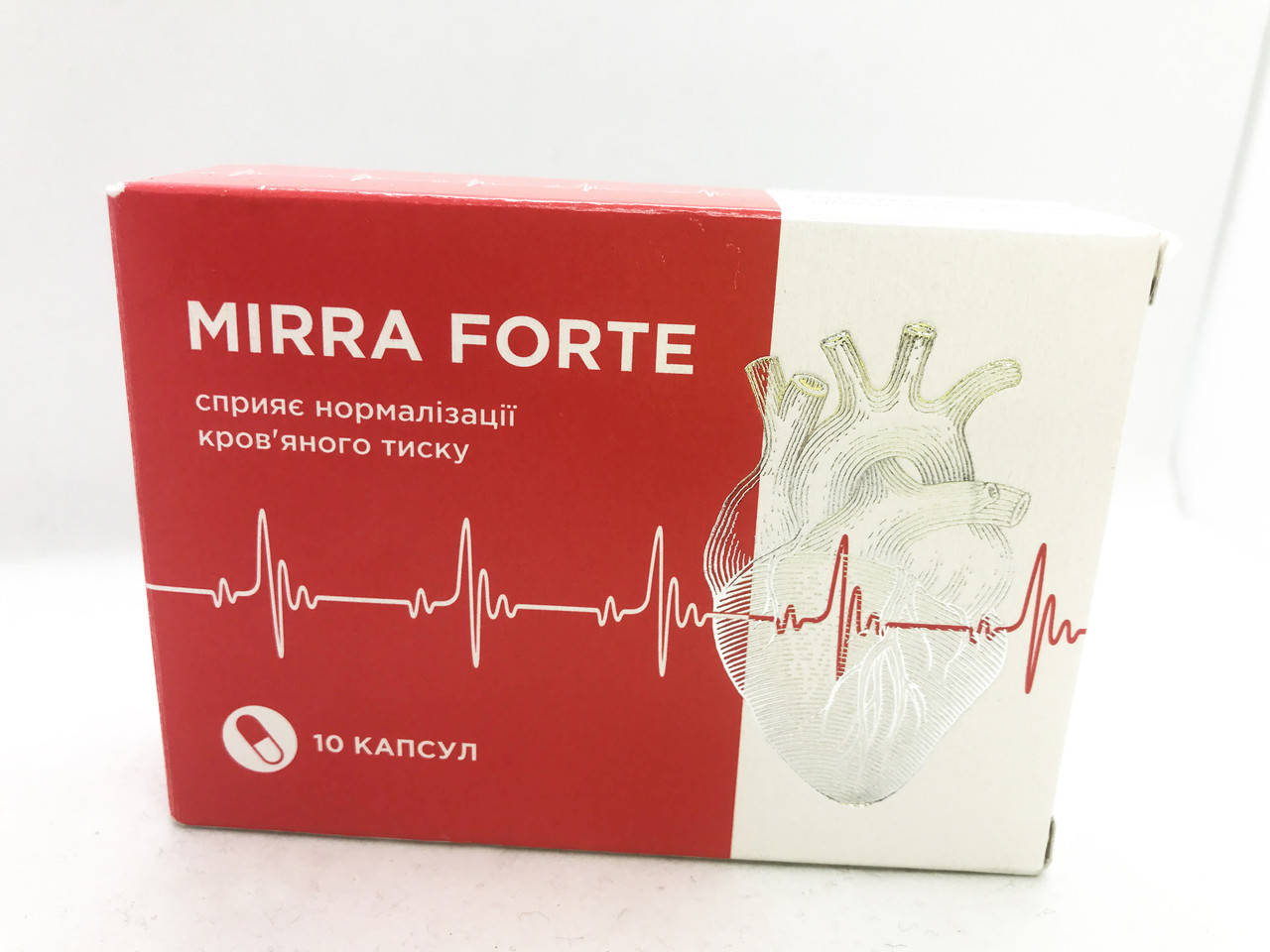

Mirra Forte (Мирра Форте) для чистки сосудов и от гипертонии 10 капсул