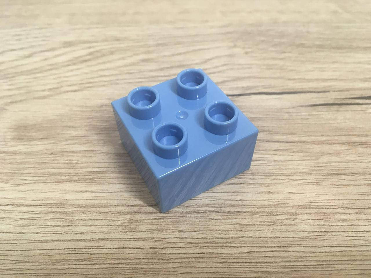 

Кубики 2х2 для Лего Дупло (голубой)