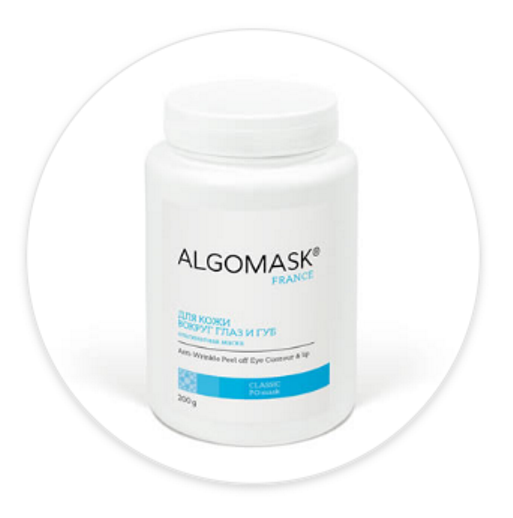 

ALGOMASK Маска для кожи вокруг глаз и губ «Anti-Wrinkle Peel off Eye Contour & lip» 25гр. 200гр. 500гр